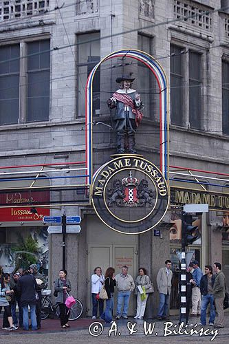 wejście do Madame Tussaud, Amsterdam, Holandia