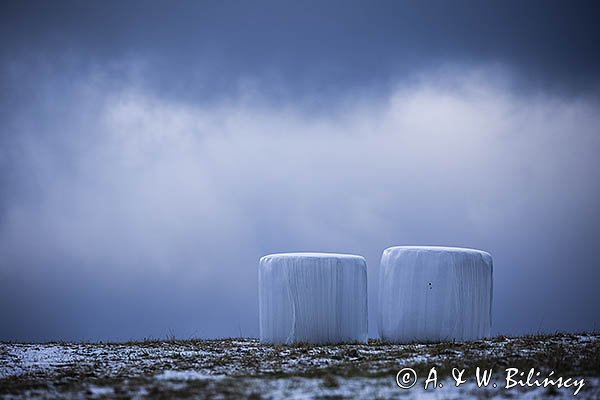 Baloty sianokiszonki, Bieszczady