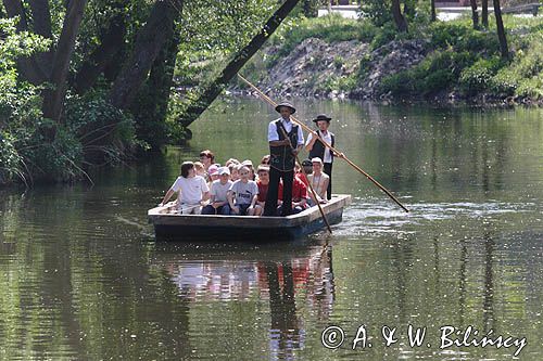 Bałtów spływ tratwami rz. Kamienna