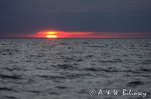 zachód słońca na Bałtyku © Agnieszka & Włodek Bilińscy, zachód słońca na Bałtyku