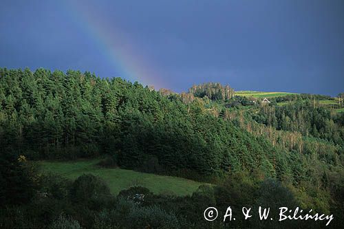 Beskid Sądecki, tęcza