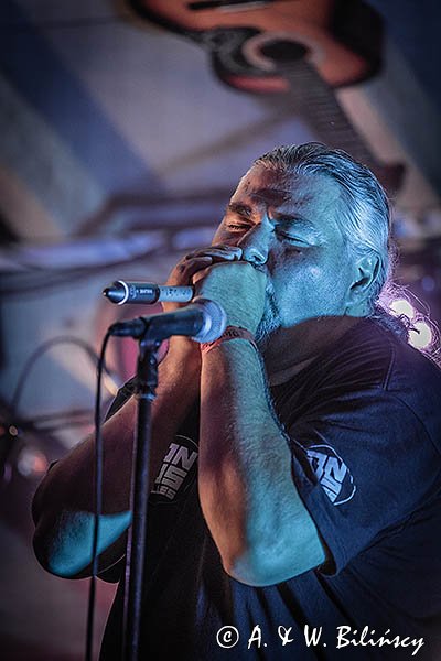 Bies Czad Blues 2024, zespół Onus Blues, Jacek Szuła harmonijkarz