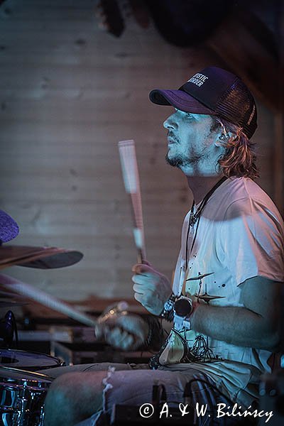 Bies Czad Blues 2024, Max Ziobro, perkusista, Michał Kielak & The Mystery Train