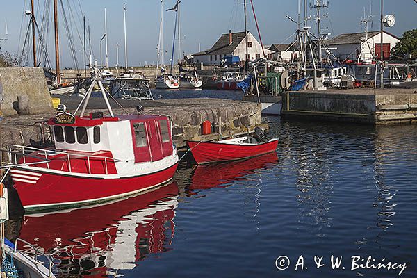 port w Aarsdale, Bornholm, Dania