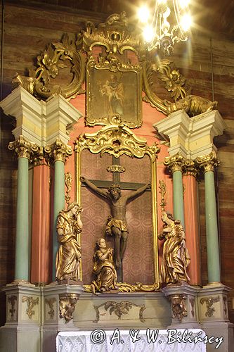 Brody zabytkowy kościół drewniany powiat Nowy Tomyśl - Wielkopolska