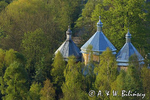 Bystre, kopuły cerkwi