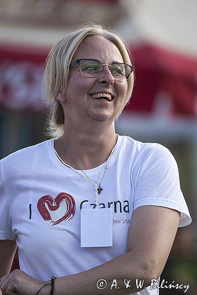 organizatorka Róża Franczak, 3 Bieszczadzki Festiwal Sztuk w Czarnej, Bieszczady
