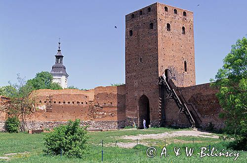 Ruiny zamku w Czersku w okolicy Warszawy
