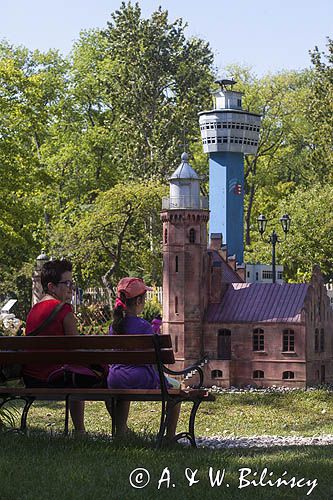 Nadmorski Park Miniatur i Kolejek, Dziwnów, Dziwnówek, Pomorze Zachodnie, Polska