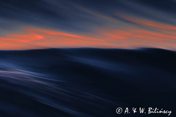 Bałtyk o wschodzie Słońca