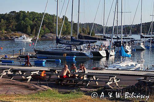 Przystań żeglarska Fjaerholmen, Fǣroholmen, Południowa Norwegia