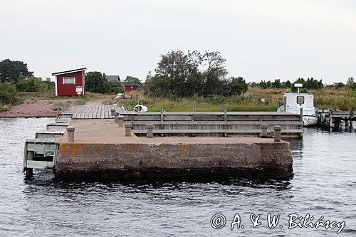 port na wyspie Furo, Kalmarsund, Szwecja