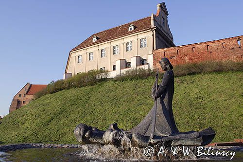 Grudziądz, pomnik Flisaka na Błoniach Nadwiślańskich