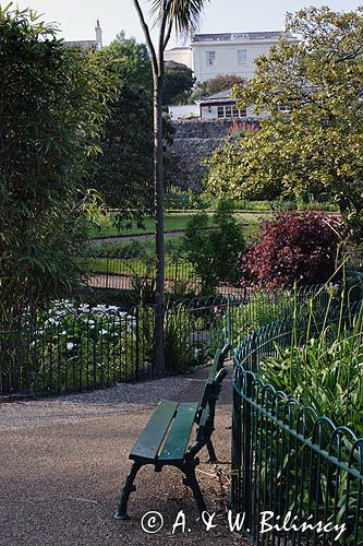 Candie Gardens, St. Peter Port, wyspa Guernsey, Channel Islands, Anglia, Wyspy Normandzkie, Kanał La Manche