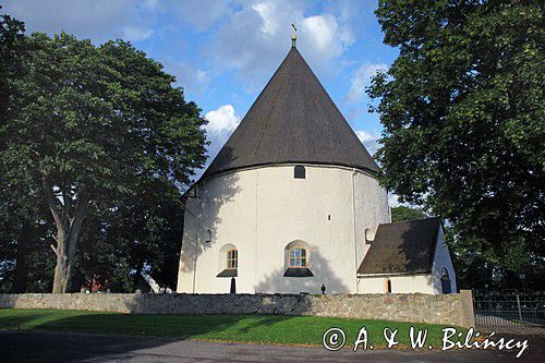 kościół rotundowy w Hagby, rejon Kalmarski, Smaland, Szwecja