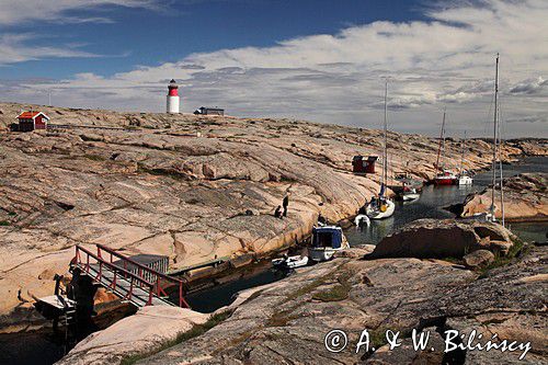 Hallo, Hallö Losthamn. Szwecja Zachodnia, Skagerrak, Bohuslän