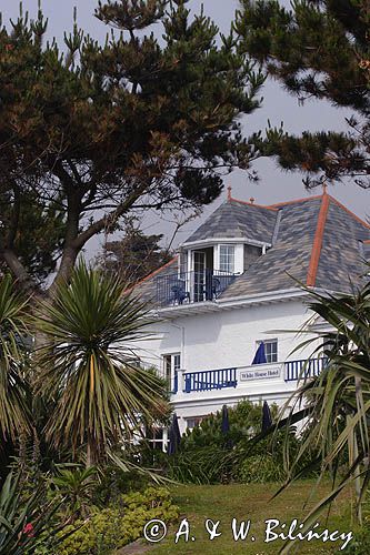 White House Hotel na wyspie Herm, Channel Islands, Anglia, Wyspy Normandzkie, Kanał La Manche