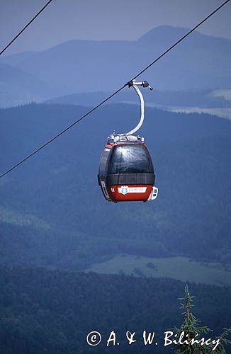 Beskid Sądecki kolejka gondolowa na Jaworzynę Krynicką