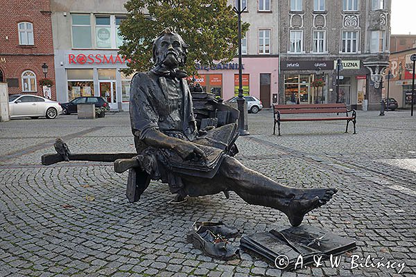 Kościerzyna, figura Remusa na Rynku