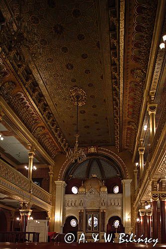 Cracow Krakowski Kazimierz, Synagoga Tempel, wnętrze