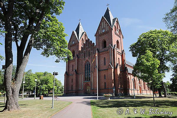 Kościół w Kristinehamn, nad jeziorem Vanern, Wener, Szwecja