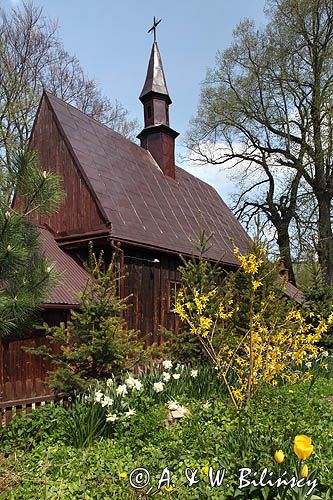kościół we wsi Krzywe, Pogórze Dynowskie