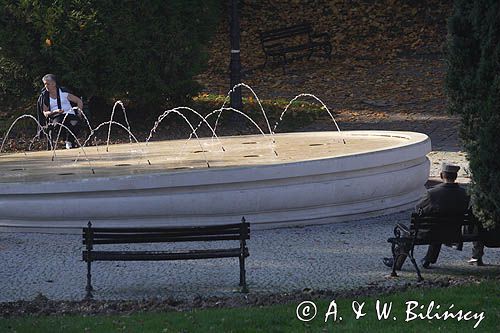 Lądek Zdrój, fontanna w parku zdrojowym