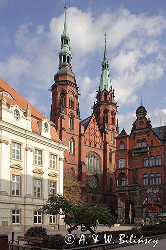 Legnica, Katedra św. św. Piotra i Pawła i Ratusz