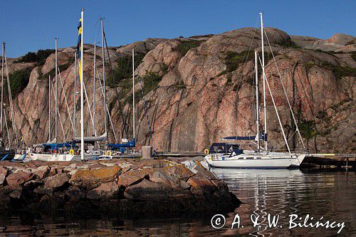 Lilla Korno, port jachtowy, Szwecja Zachodnia, Skagerrak, Västra Götaland Lilla Kornö