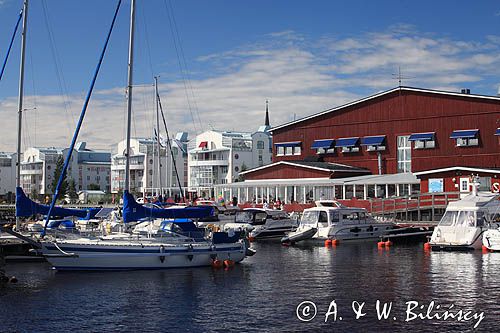 port jachtowy, marina w Lulea, Archipelag Lulea, Szwecja, Zatoka Botnicka