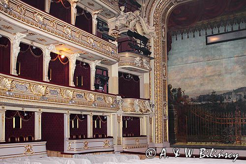 Lwów, Gmach Opery Lwowskiej, Widownia, Ukraina