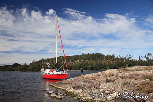 przy wysepce u wylotu Madansviken, Szwecja, Zatoka Botnicka, Hoga Kusten, Wysokie Wybrzeże