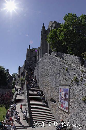 Klasztor Mont St. Michel, Normandia / Bretania, Francja