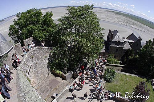 Klasztor Mont St. Michel, Normandia / Bretania, Francja