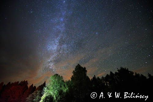 Gwiezdne niebo, Droga Mleczna, warsztaty fotograficzne Bieszczady Dniem i Nocą