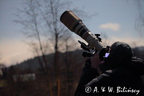 fotografowanie nocnego nieba, plener Bieszczady dniem i nocą, 10-12.01.2014