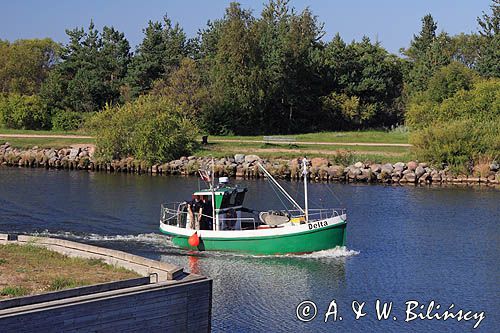 port w Pavilosta, Łotwa Pavilosta harbour, Latvia