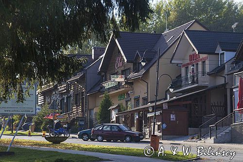 Polańczyk, pensjonaty Reda, Ela, Ptaszarnia, Bieszczady
