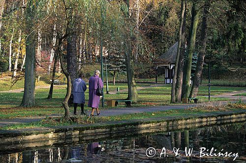 Połczyn Zdrój w Parku Zdrojowym