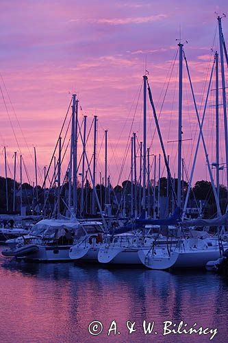 marina w Port la Foret, Finistere, Bretania, Francja