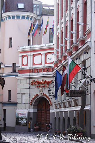 Ryga, hotel Gutenbergs, Stare Miasto, Łotwa