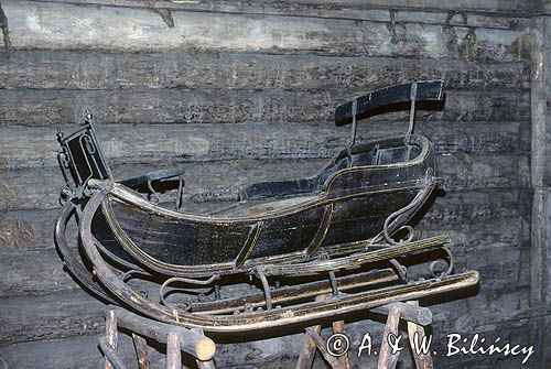 skansen w Rydze, sanie