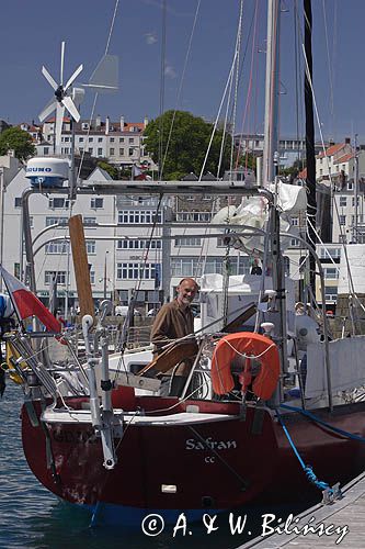 s/y Safran, Trismus 37, na wyspie Guernsey, Channel Islands, Anglia, Wyspy Normandzkie, Kanał La Manche