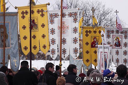 Sanok, prawosławne święto Jordanu, święcenie wody nad Sanem