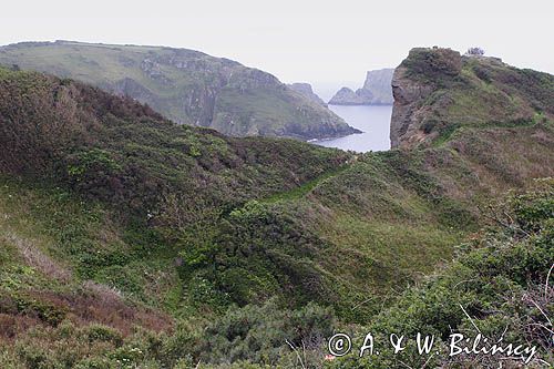 wybrzeże wyspy Sark, Channel Islands, Anglia, Wyspy Normandzkie, Kanał La Manche