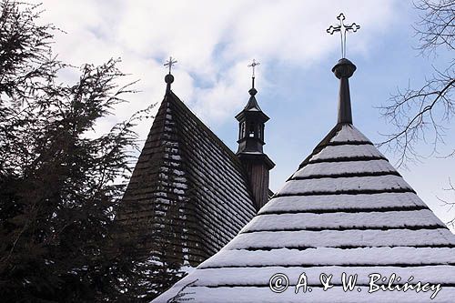 Sękowa zabytkowy kościół z XVI wieku / lista Unesco/