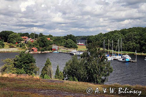marina, wyspa Tjaro, Szkiery Blekinge, Szwecja