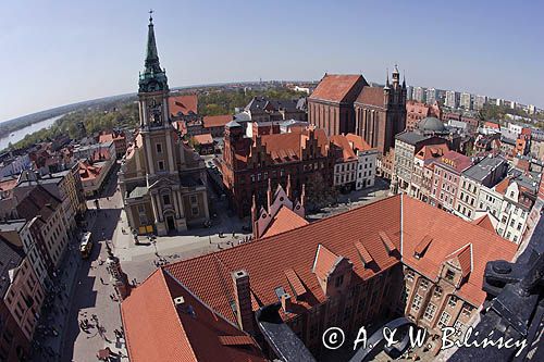 Toruń, Starówka, panorama