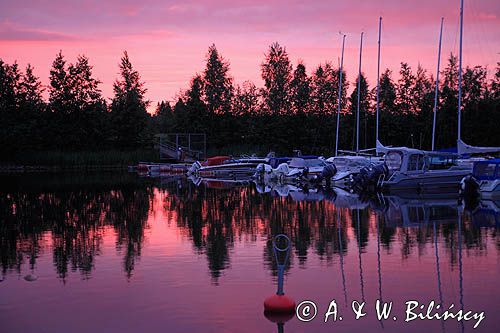 port jachtowy Ulkofantti koło Raahe, Finlandia, Zatoka Botnicka