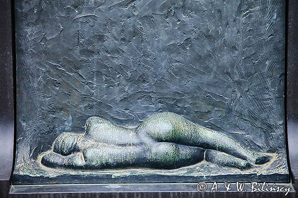 Leżąca kobieta, Rzeźba Gustava Vigelanda, Park Vigelanda, Frogner Park, Vigelandsparken, Oslo, Południowa Norwegia